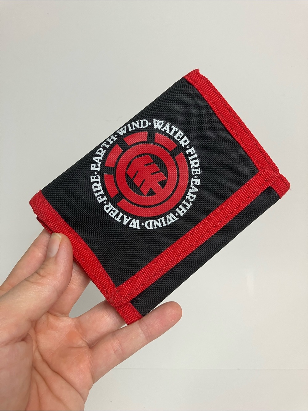 Element Velcro Wallet Tri-fold Change Pocket Vintage Skater Y2K Sk8 Tree Logo